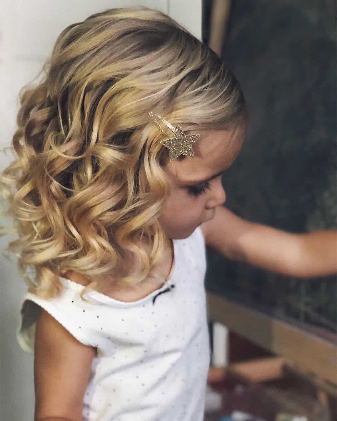 Flower Girl Hair Down