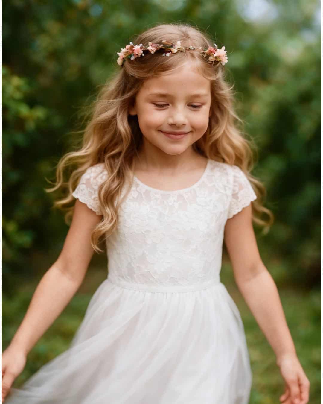 Comfortable Flower Girl Updos