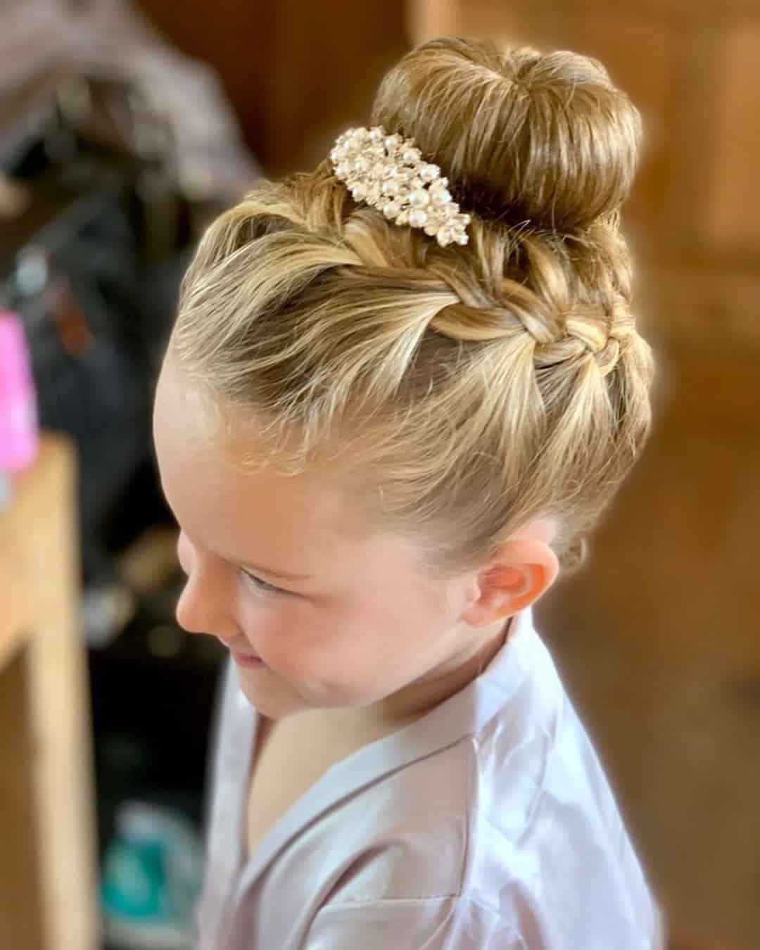 Flower Girl Hairstyles For Black Hair