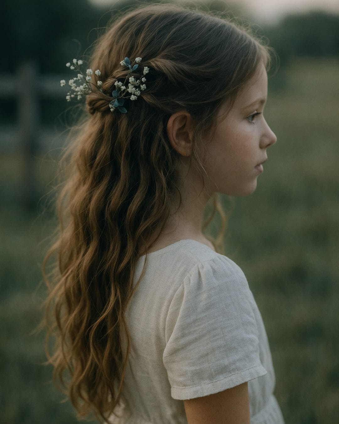 Chic Boho Flower Girl Hair Styles