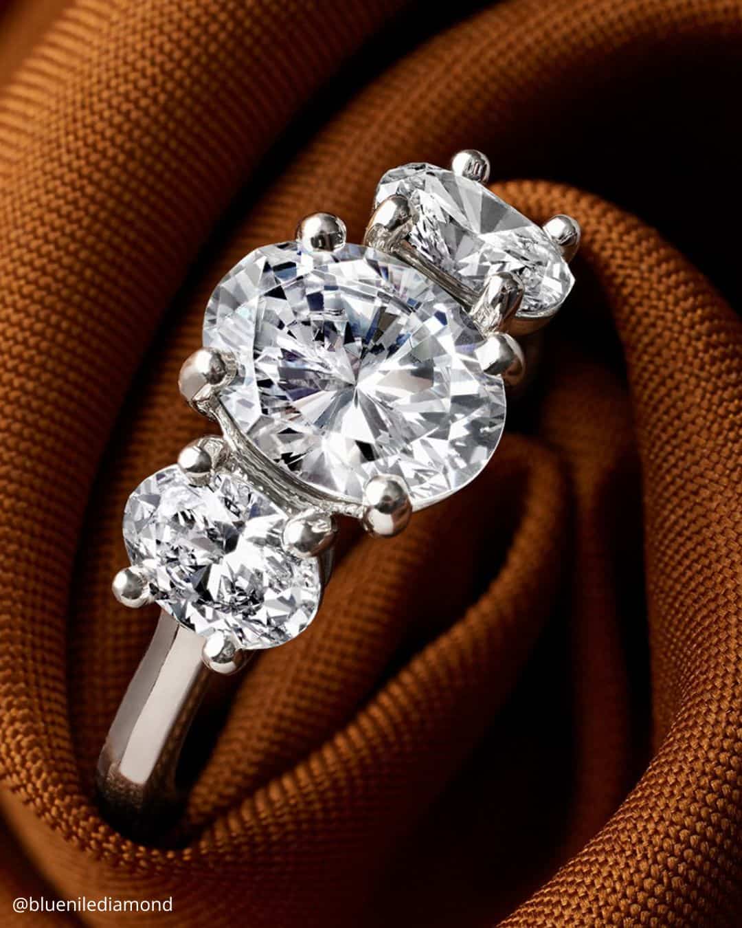 Stone White Gold Engagement Rings