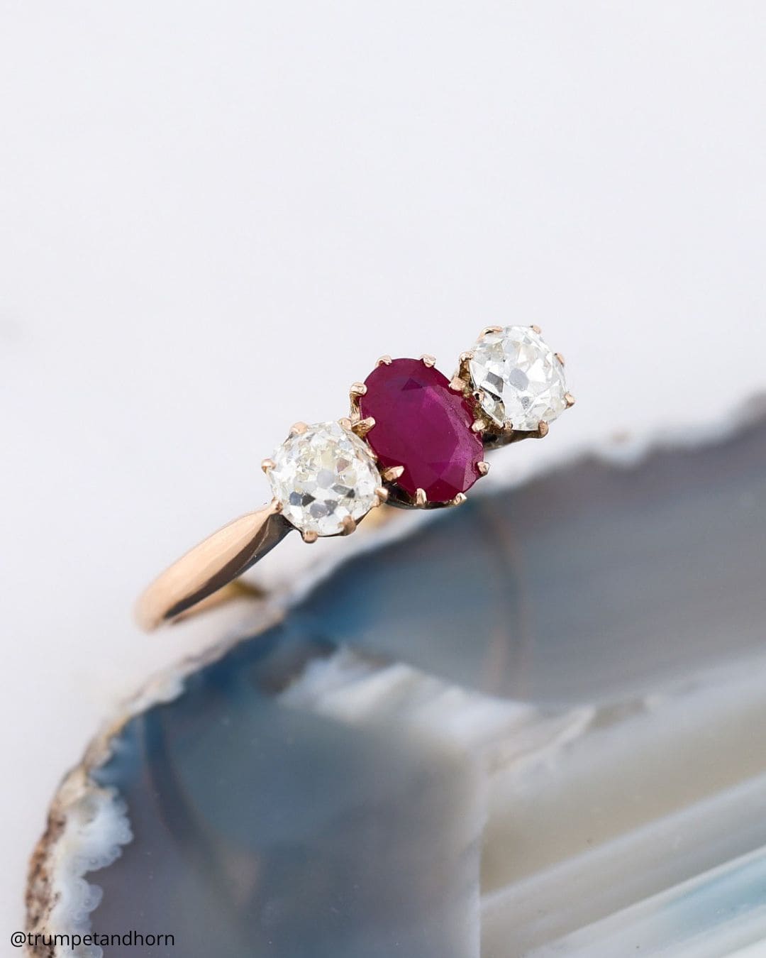 Stone Simple Engagement Rings