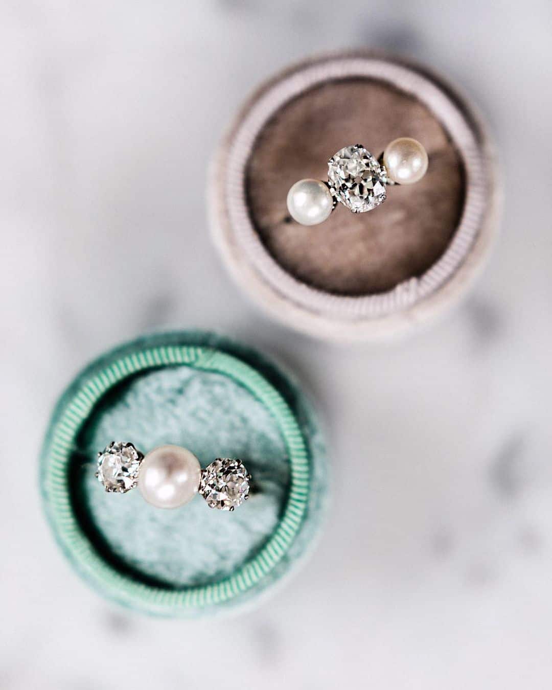 Stone Simple Engagement Rings