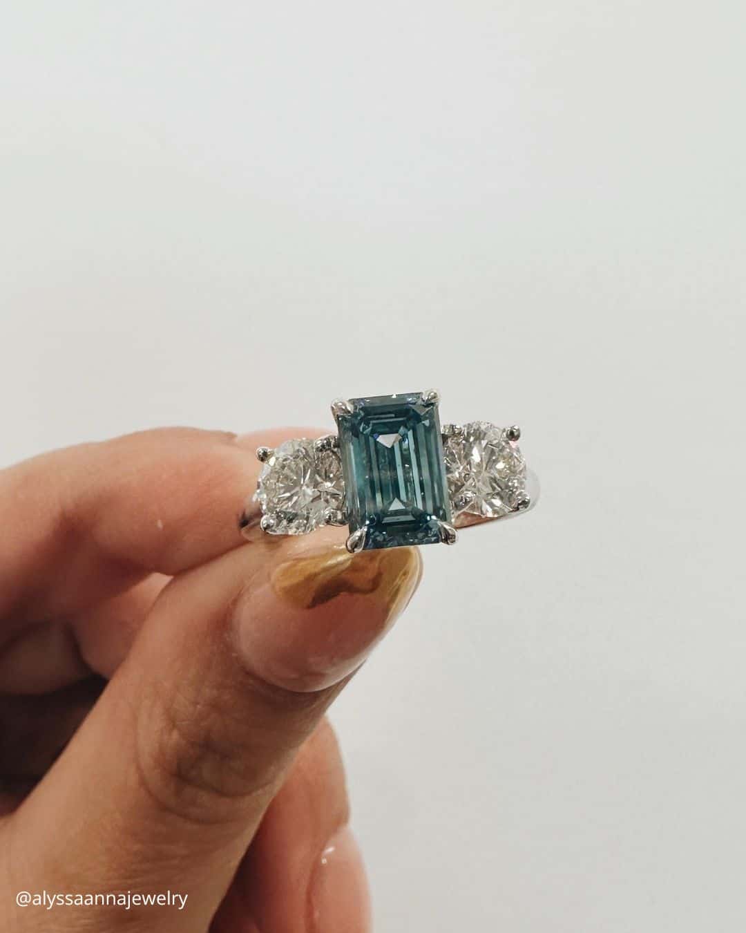 Stone White Gold Engagement Rings