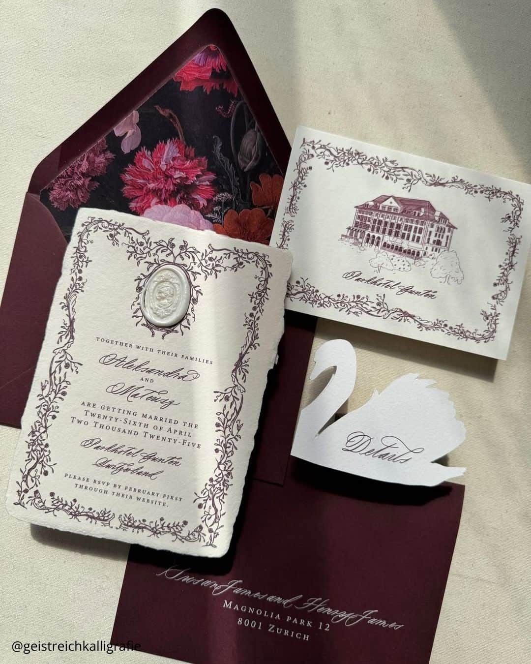Wedding Invitation Example