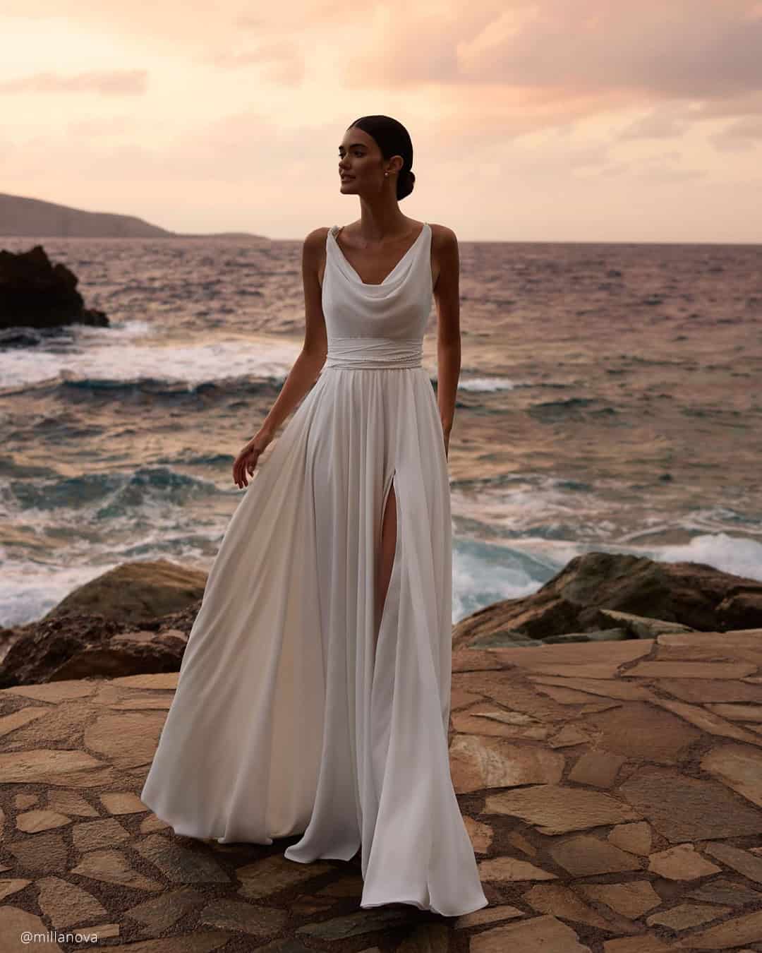 Simple Wedding Dresses Greek Style