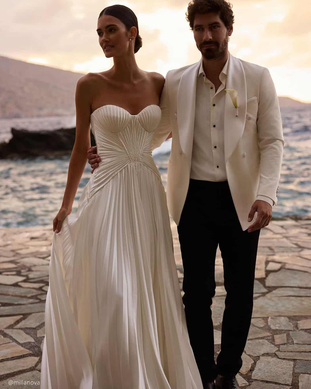 Empire Wedding Dresses Greek Designers