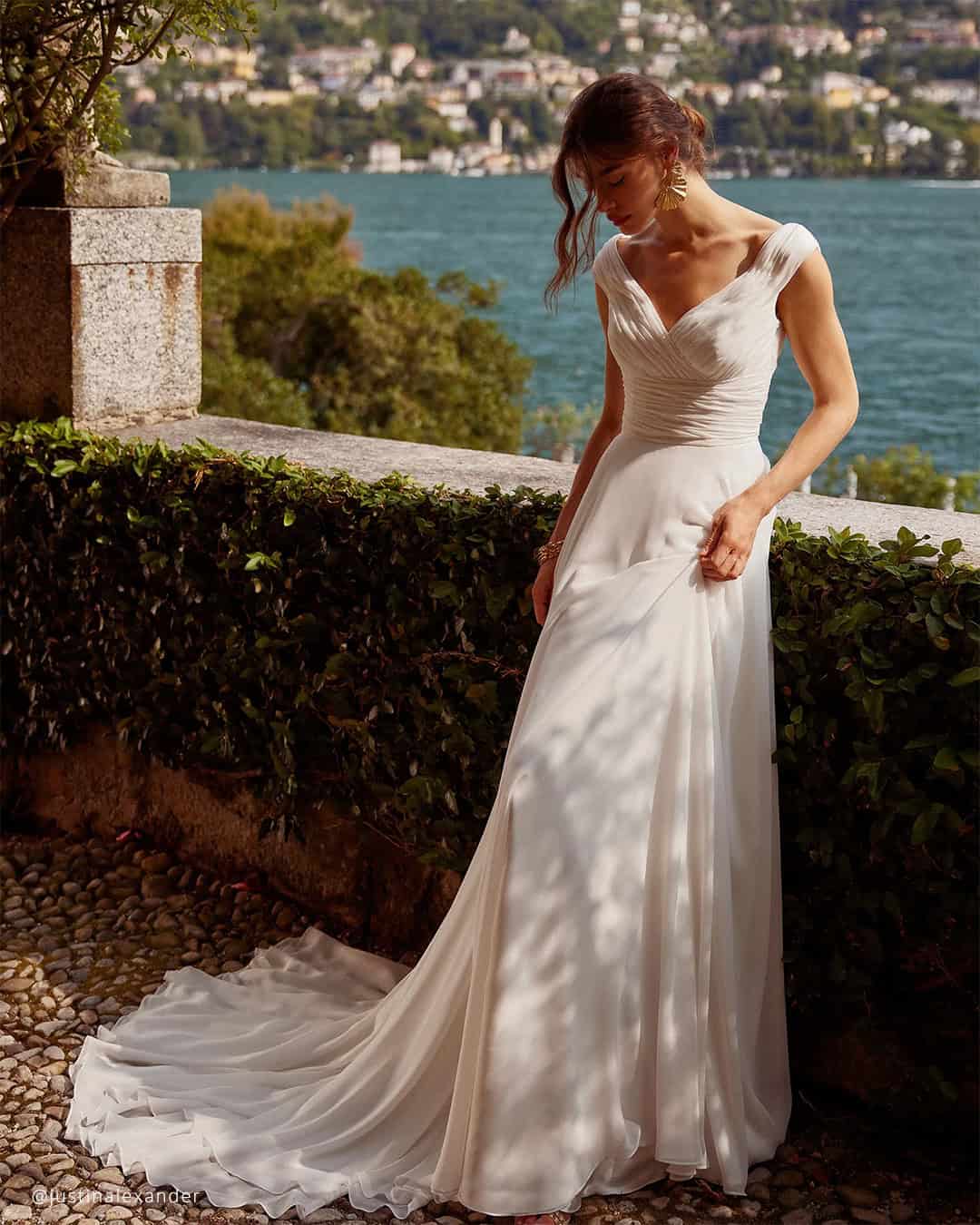 Empire Wedding Dresses Greek Designers