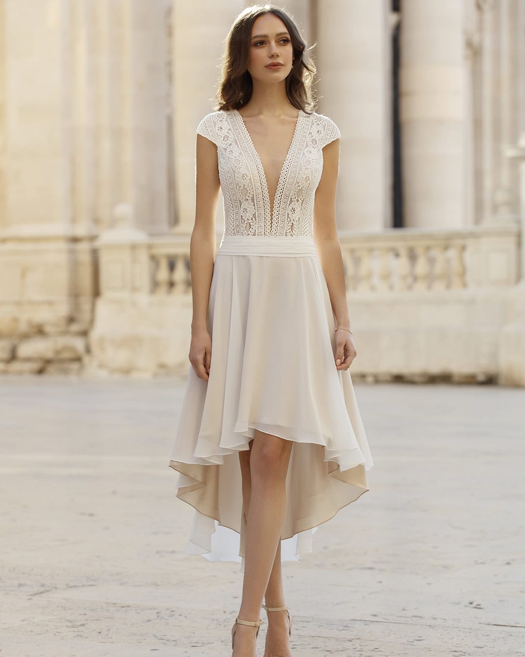 High Low Lace Wedding Dresses