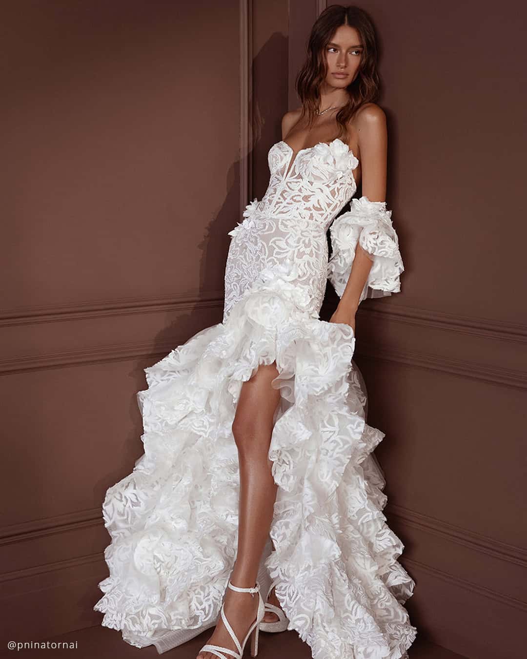 High Low Wedding Dresses With Sleeves