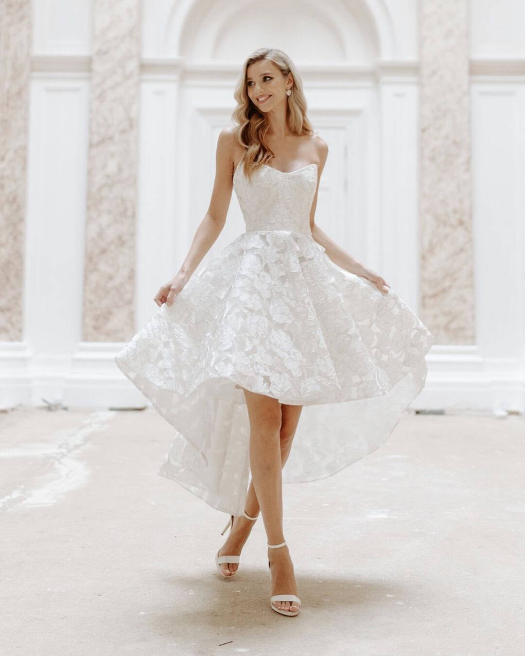 Simple High Low Wedding Dresses