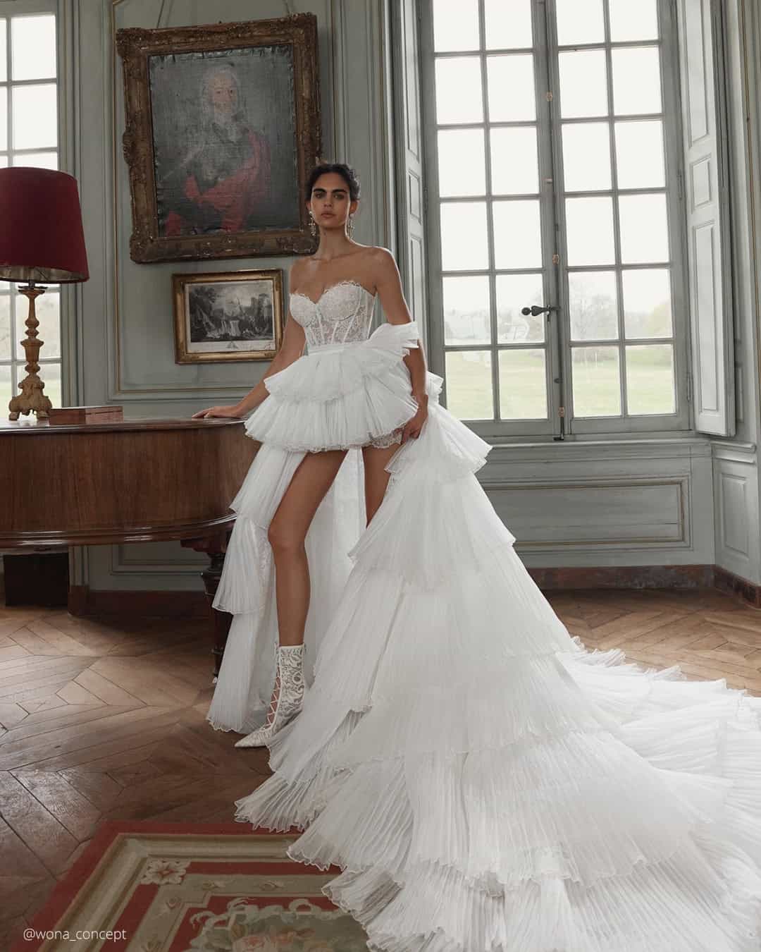 Simple High Low Wedding Dresses