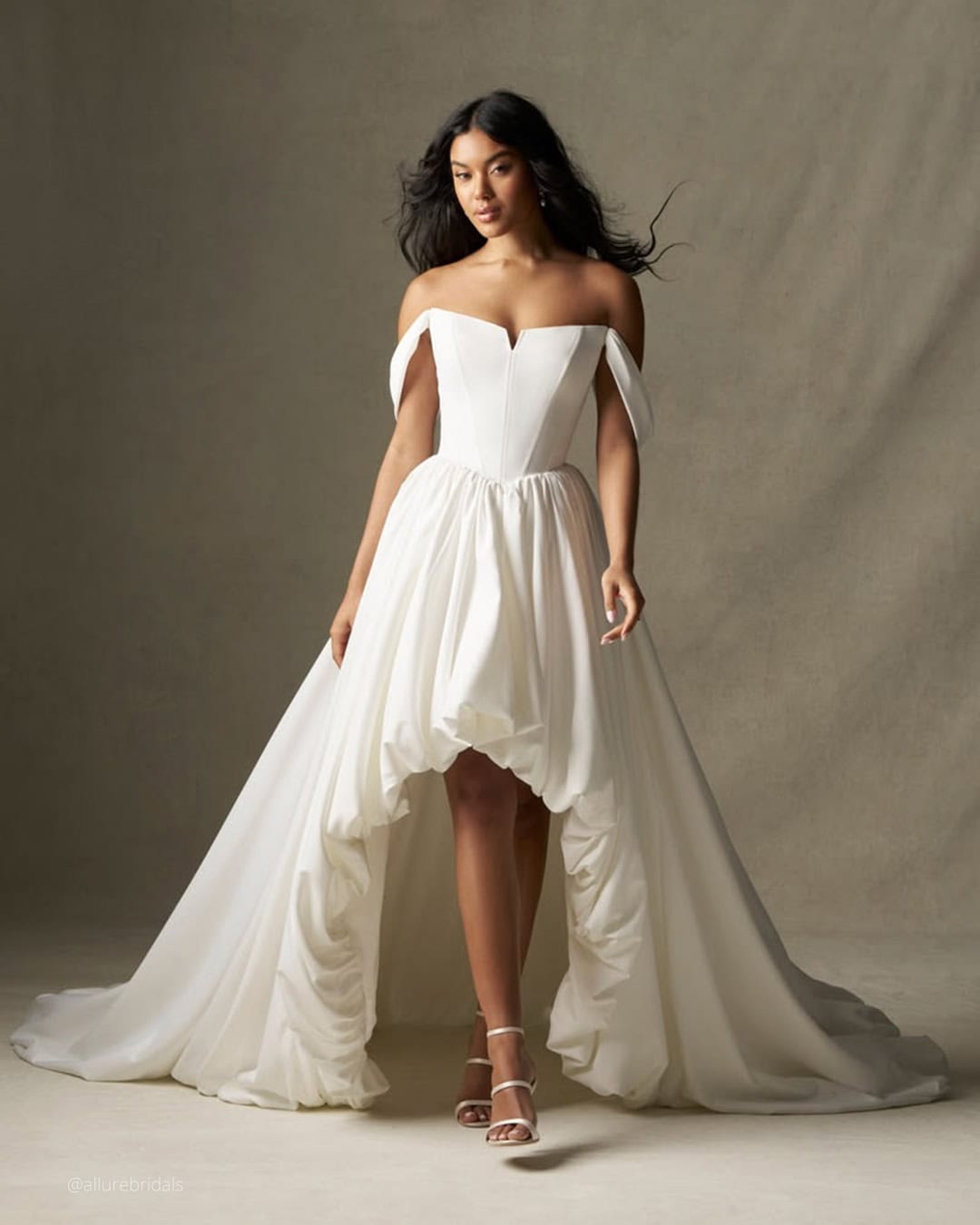Bubble Hem High Low Dresses — Trend