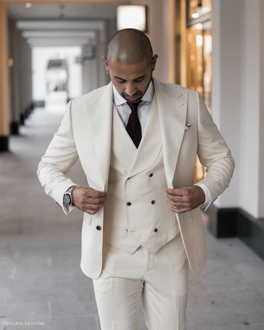 Tan Suit Wedding Ideas