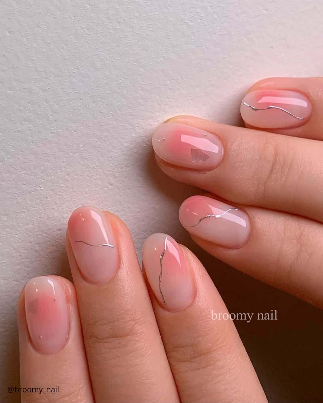 Nude Ombre Nails