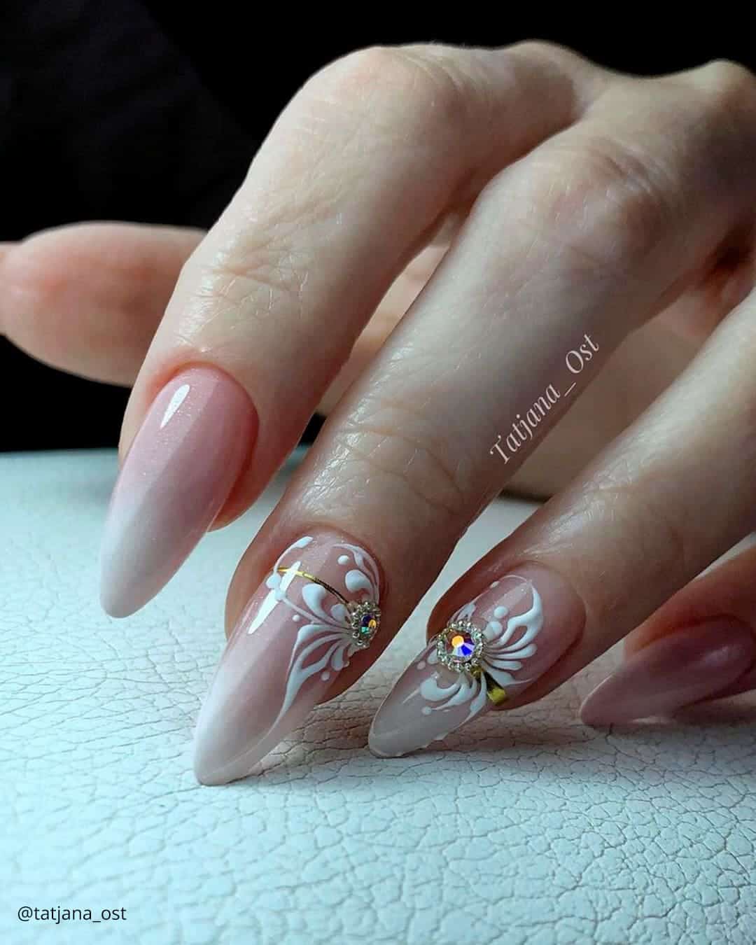 Nude Ombre Nails