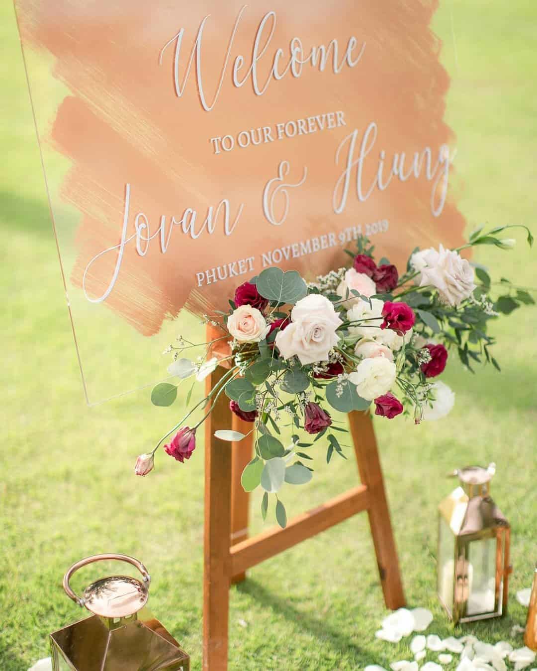 Rust Flowers Arrangement
