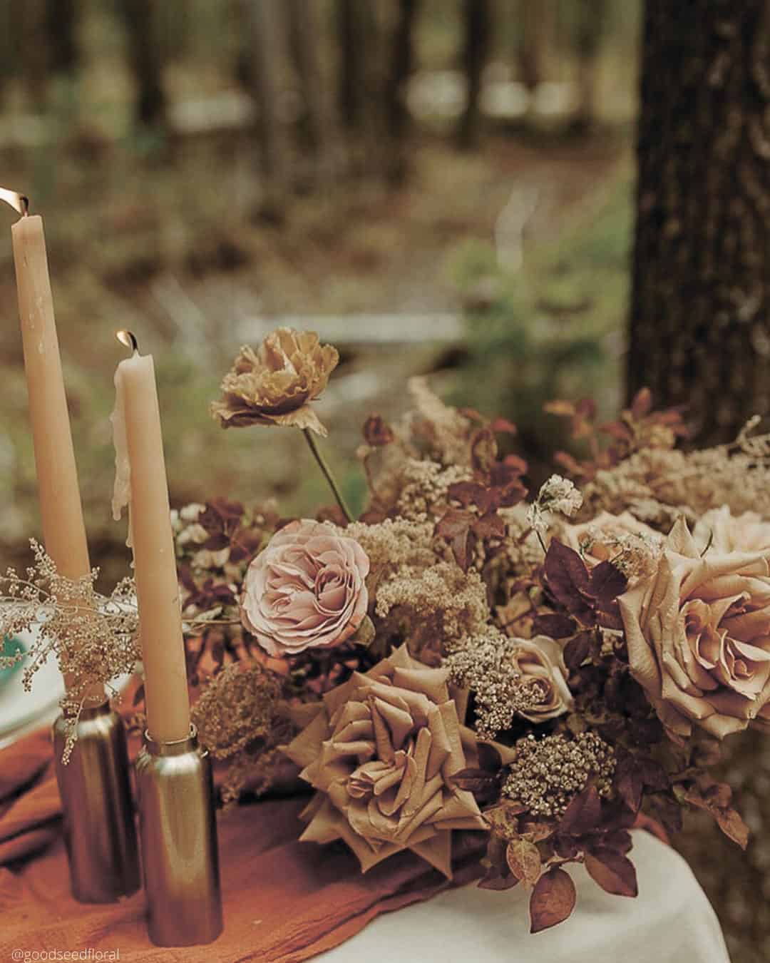 Light Ideas for Rust Wedding
