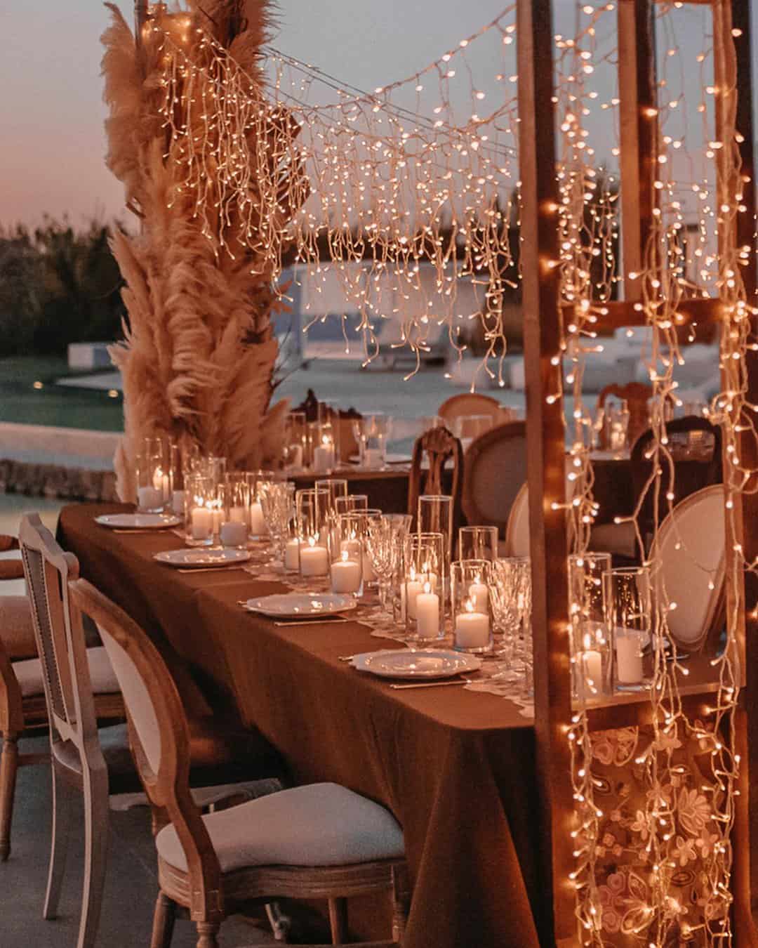 Rust White Ideas In Wedding Decor