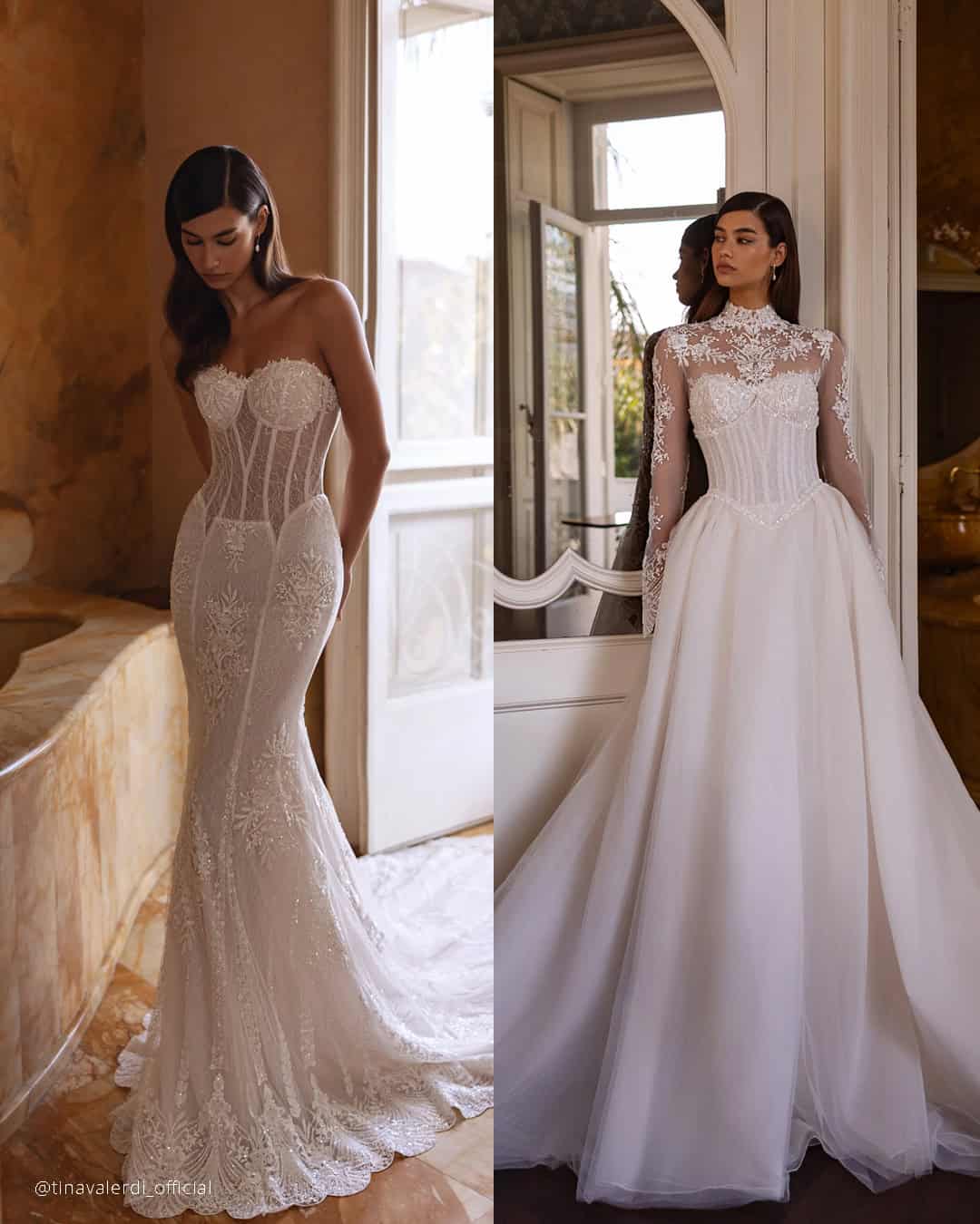 2 In 1 Wedding Dresses Mermaid To Ball Gown