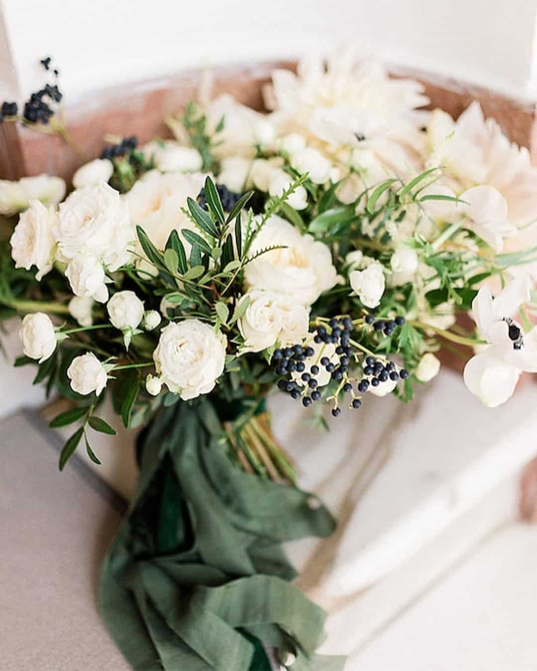 Beautiful White Wedding Bouquets