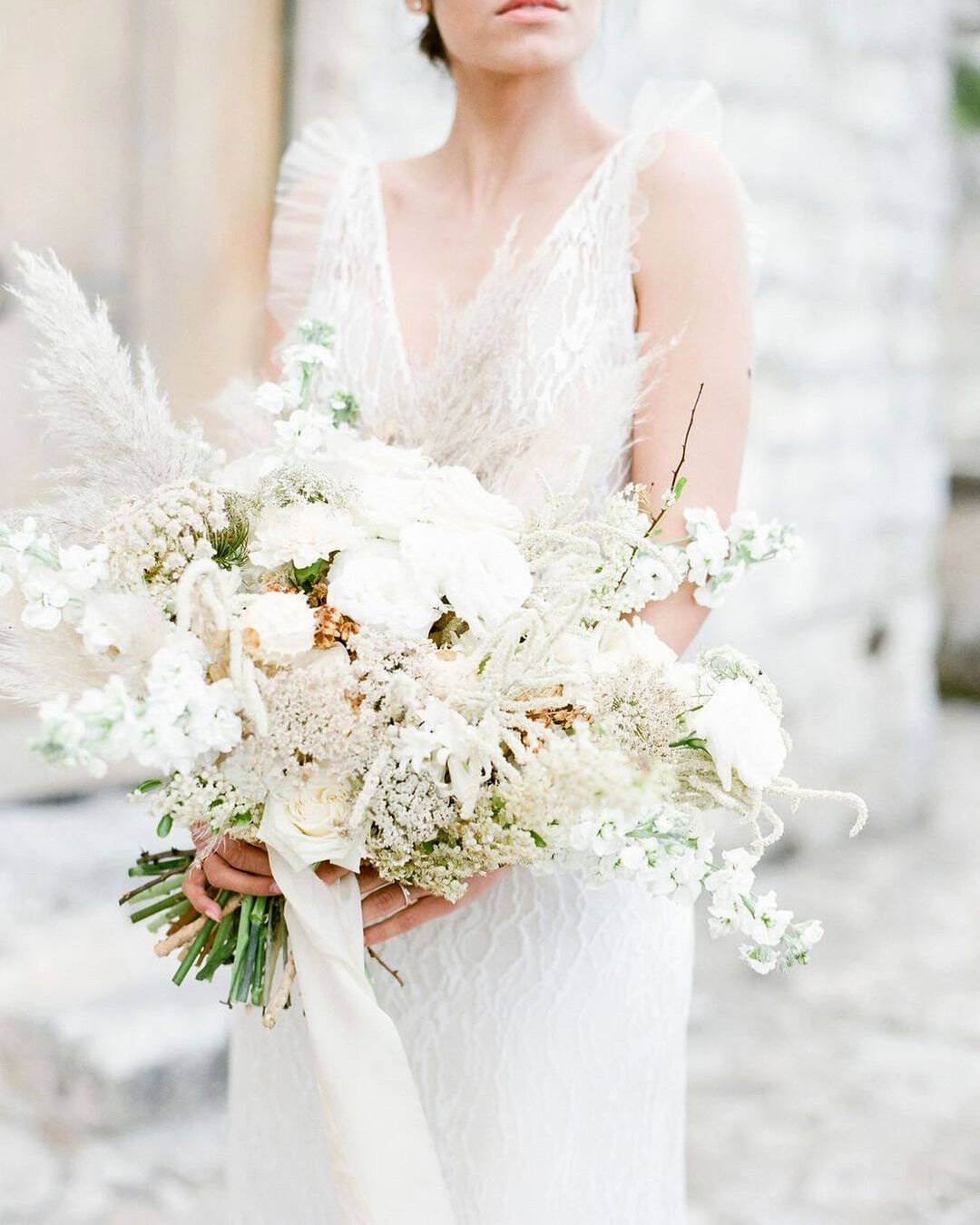 Beautiful White Wedding Bouquets
