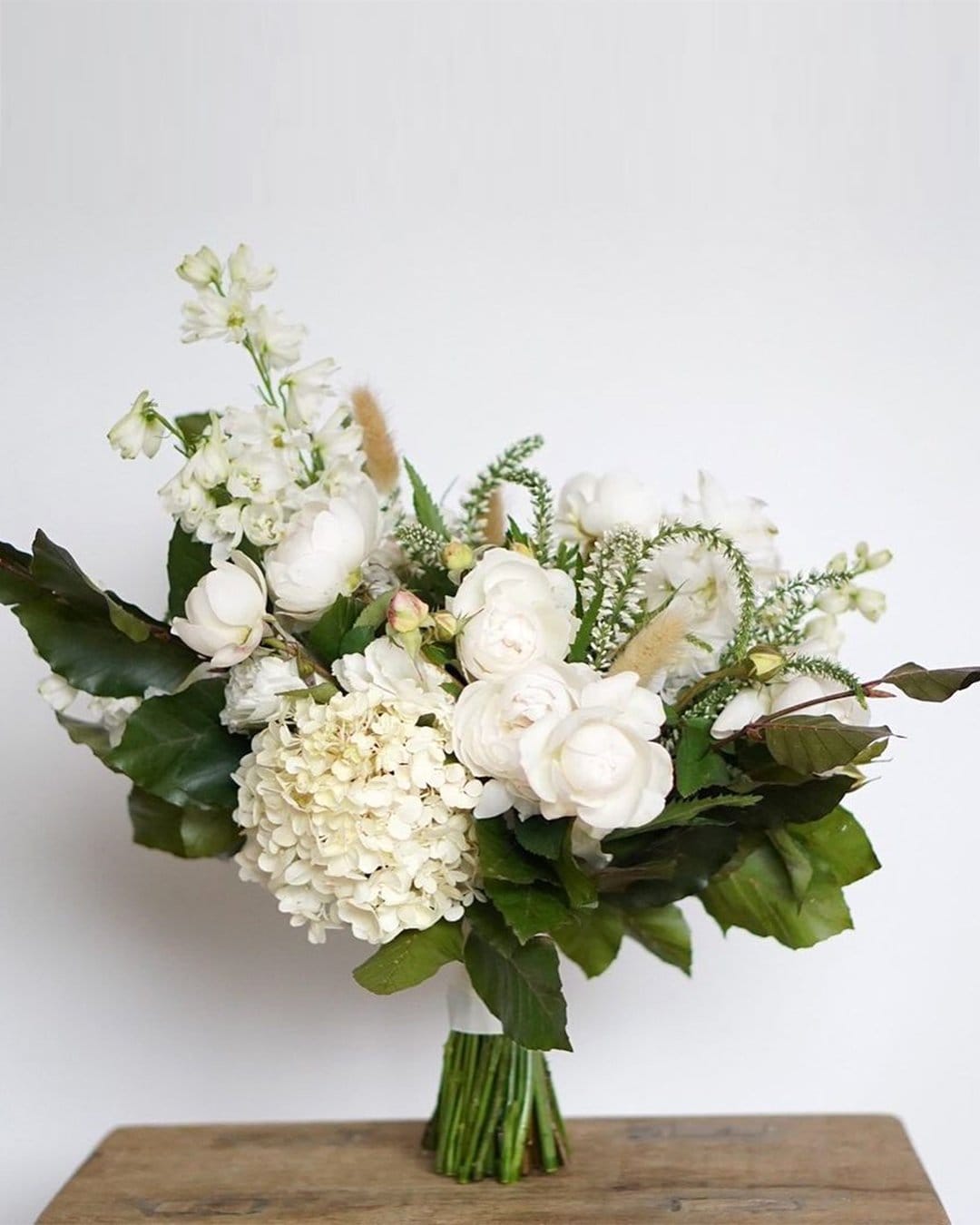White Wedding Bouquets For Gentle Brides