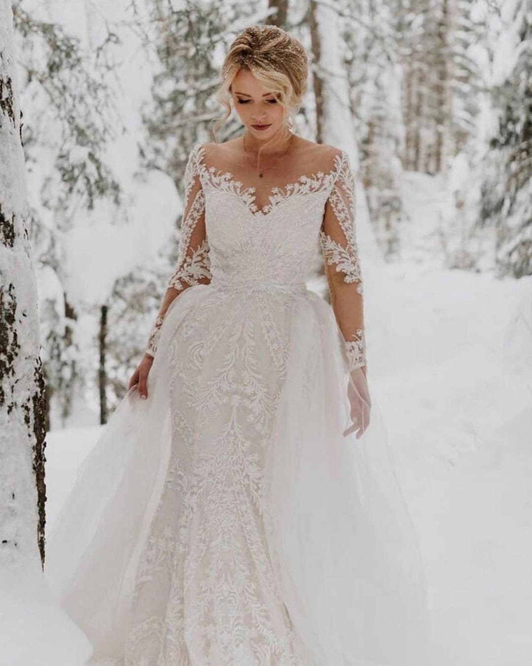 Vintage Winter Wedding Dresses