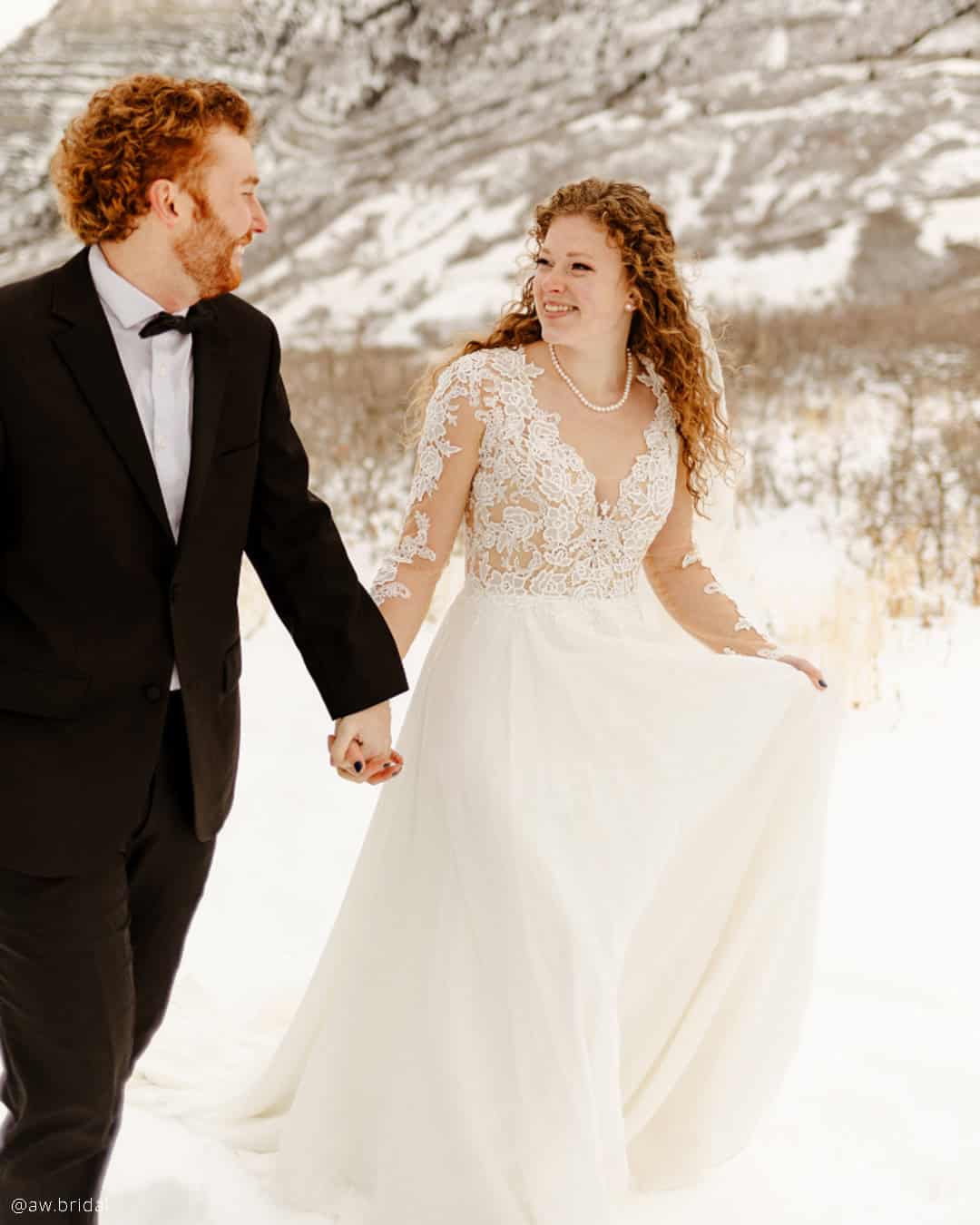 Simple Winter Wedding Dresses