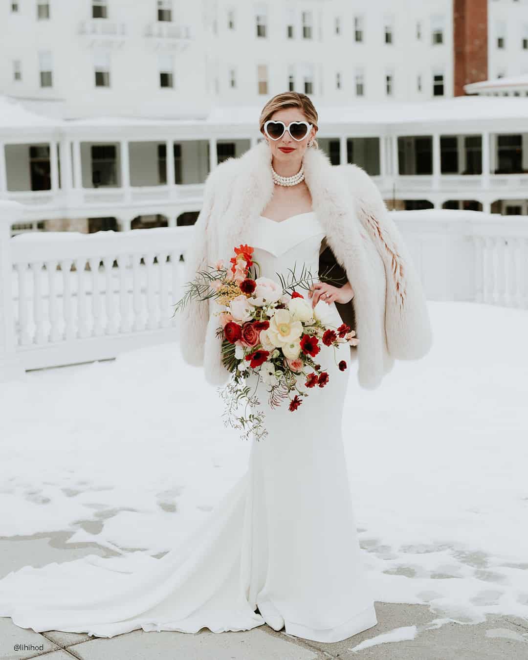 Winter Bridal Gowns With Cozy Coat