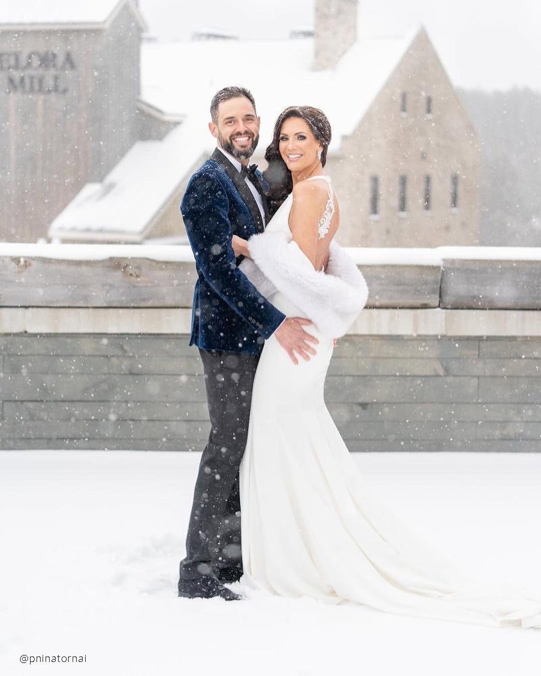 Winter Bridal Gowns With Cozy Coat