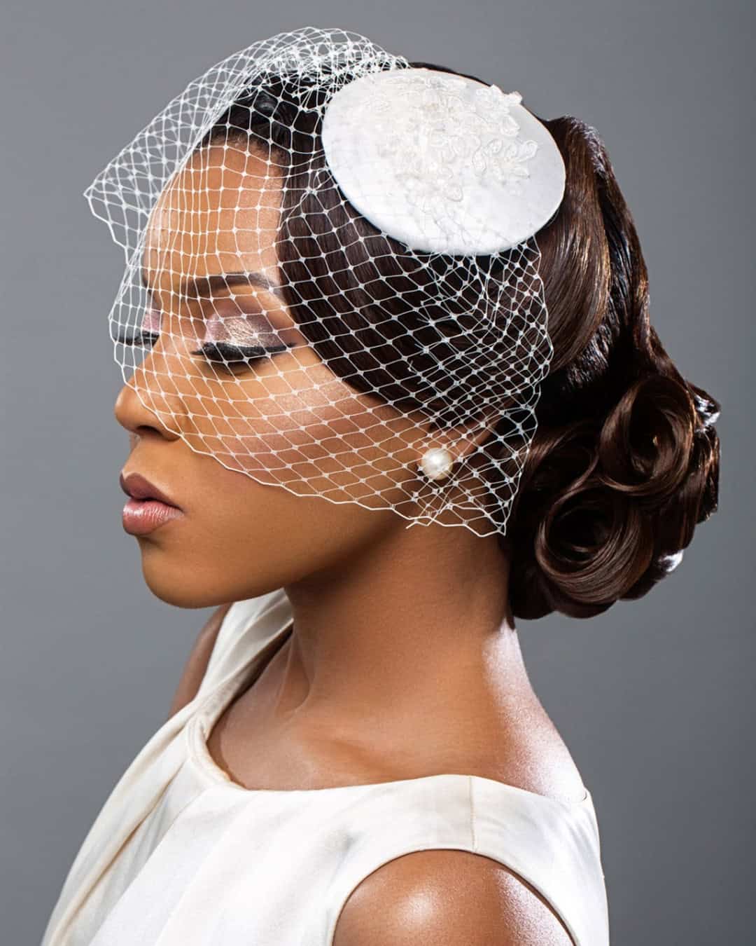 Black Hair Wedding Ponytail Hairstyles