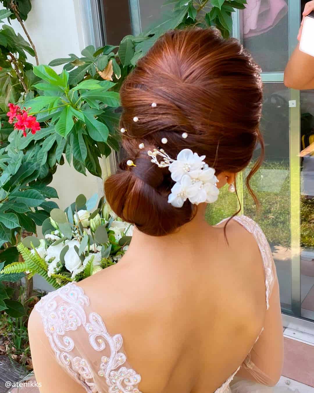 Asian Wedding Updo Hairstyles