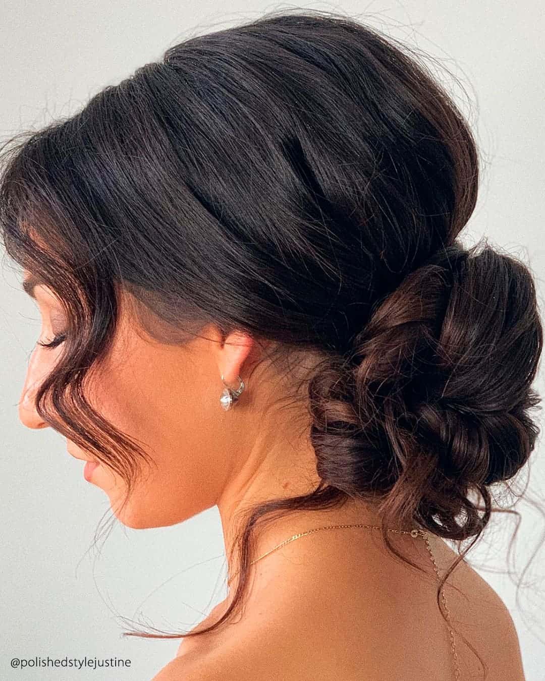 Curly Bun Hairstyles Wedding