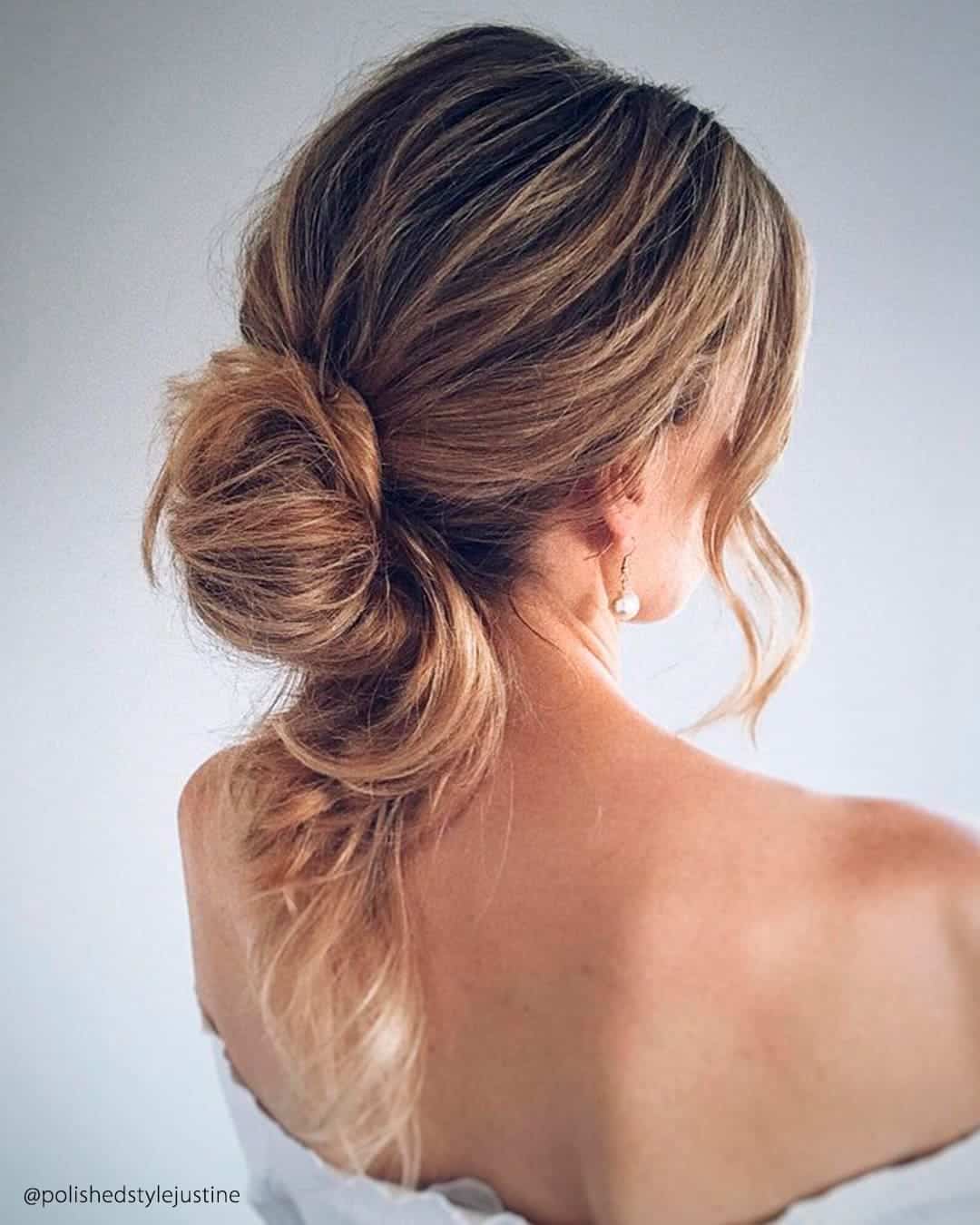 Wedding Hairstyles Low Side Bun