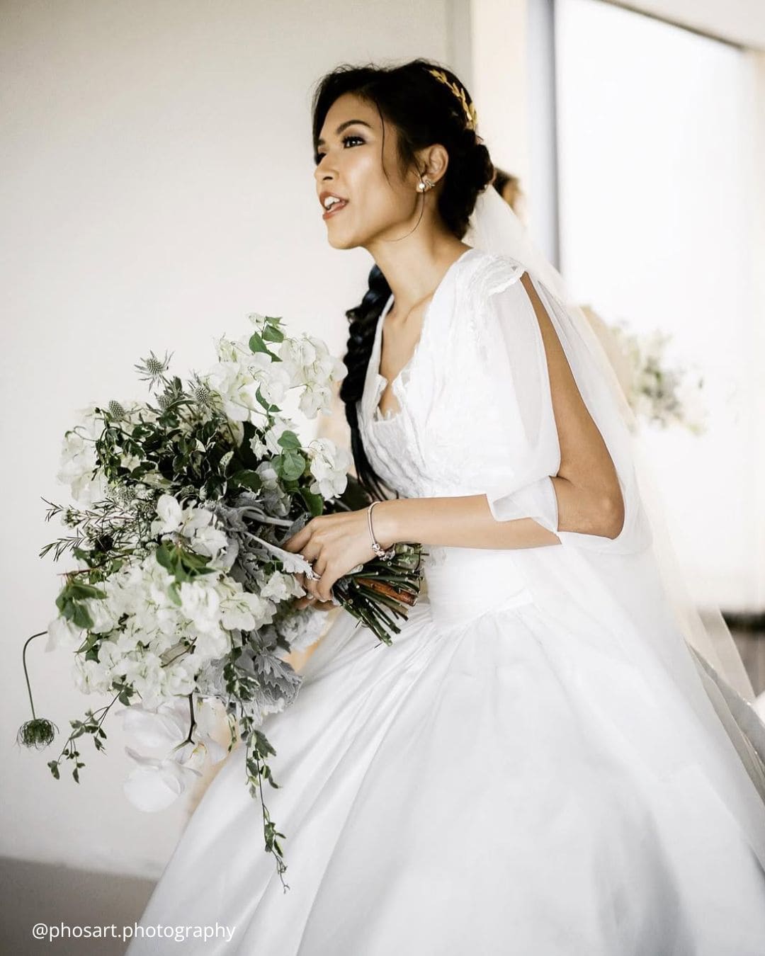 Cascading Fall Wedding Bouquets