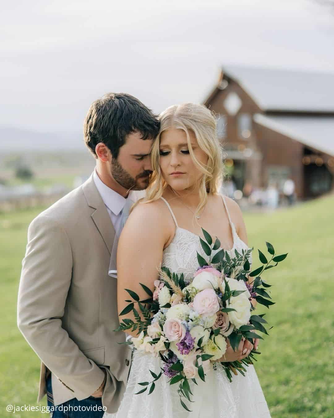 Unique Cascading Wedding Bouquets