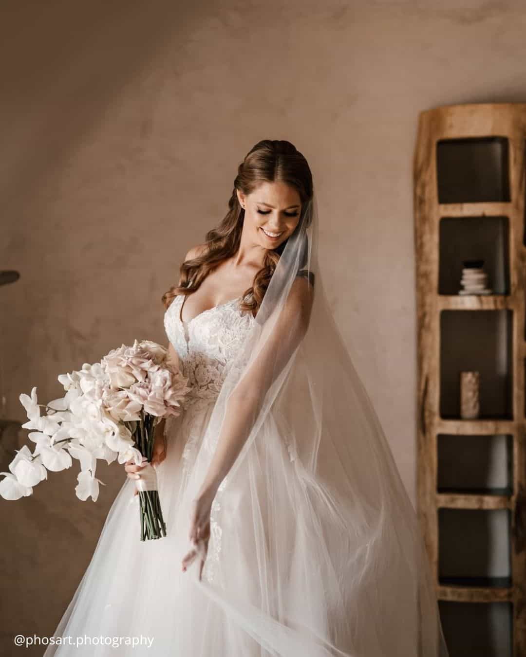 Unique Cascading Wedding Bouquets