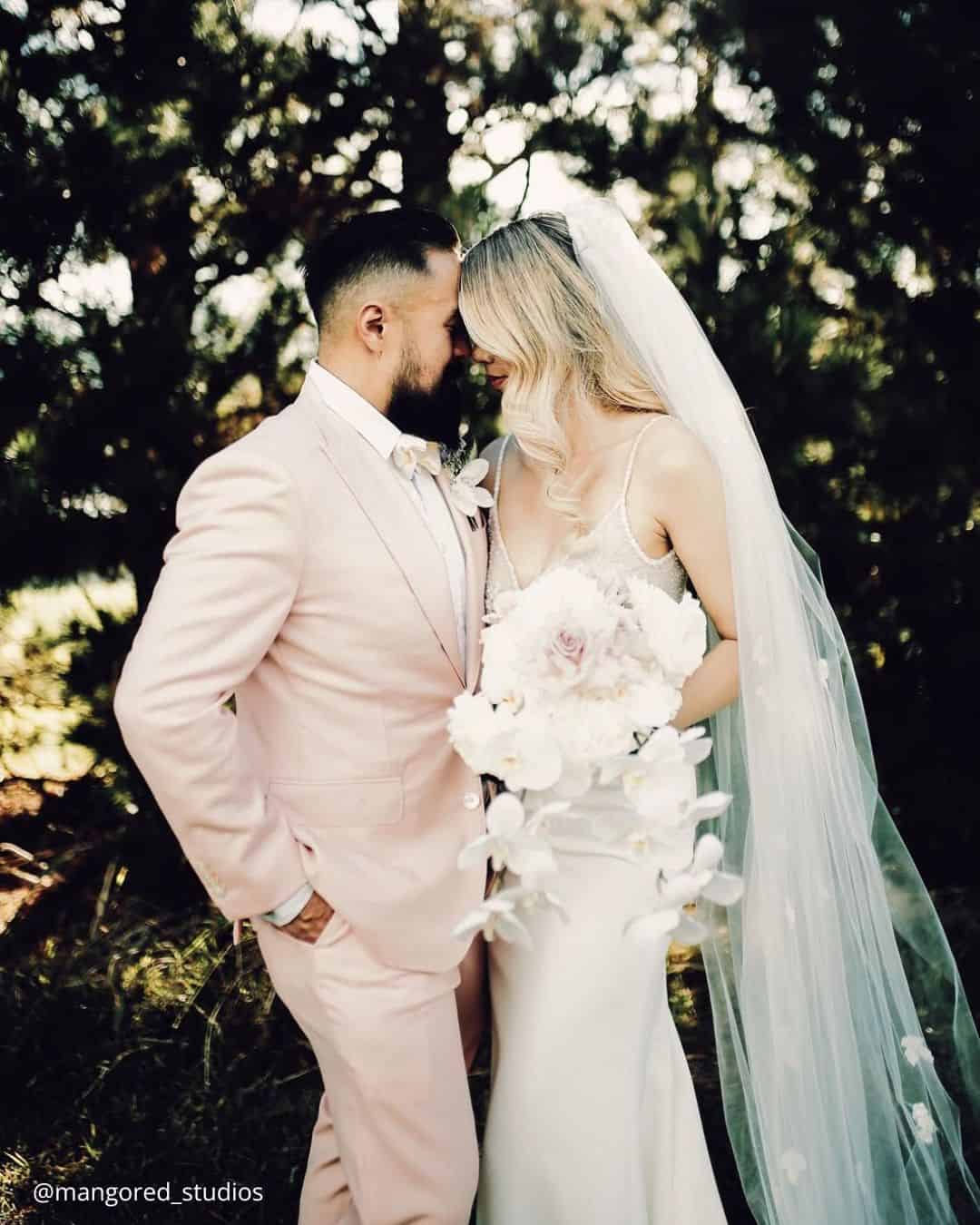 Unique Cascading Wedding Bouquets