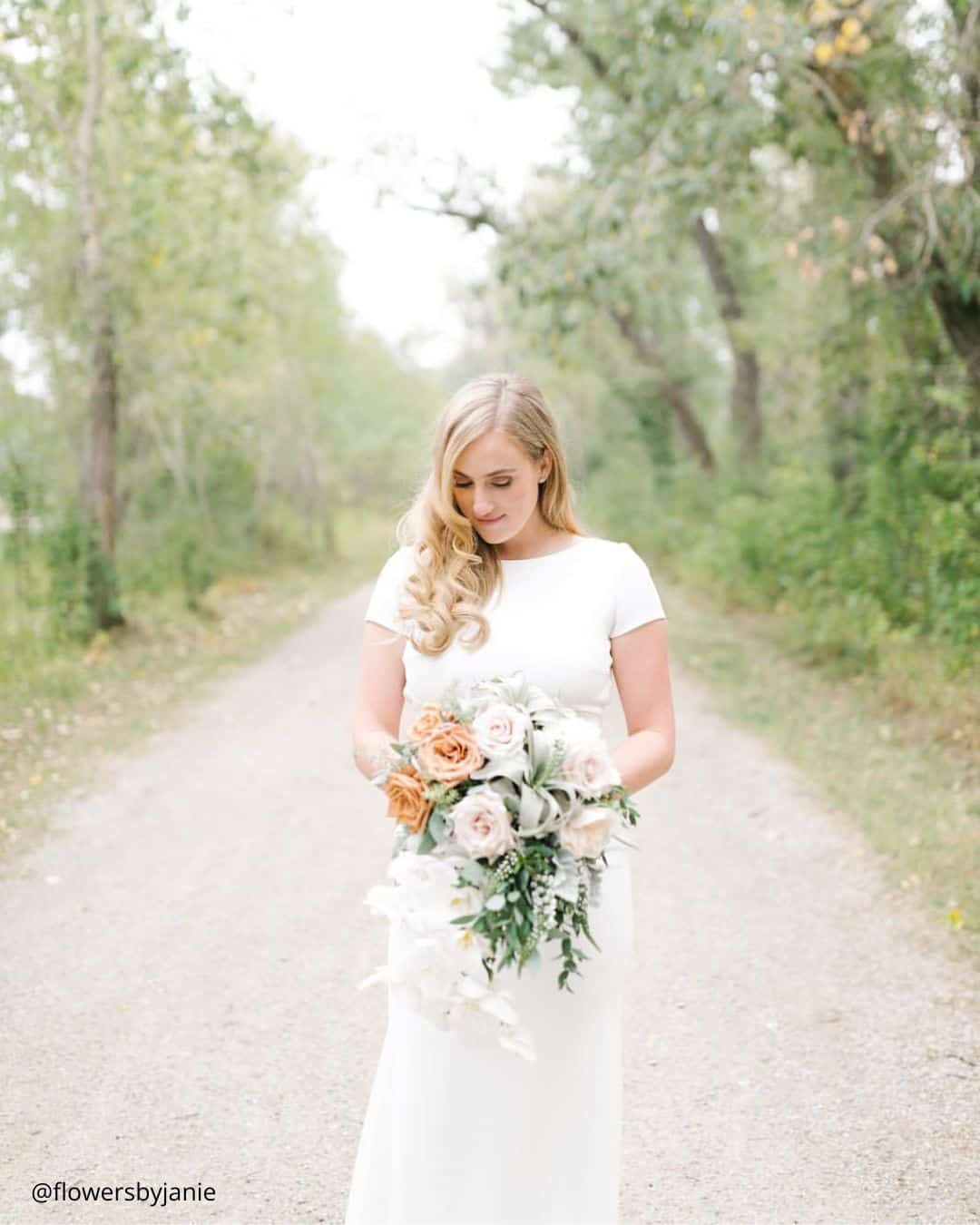 Unique Cascading Wedding Bouquets