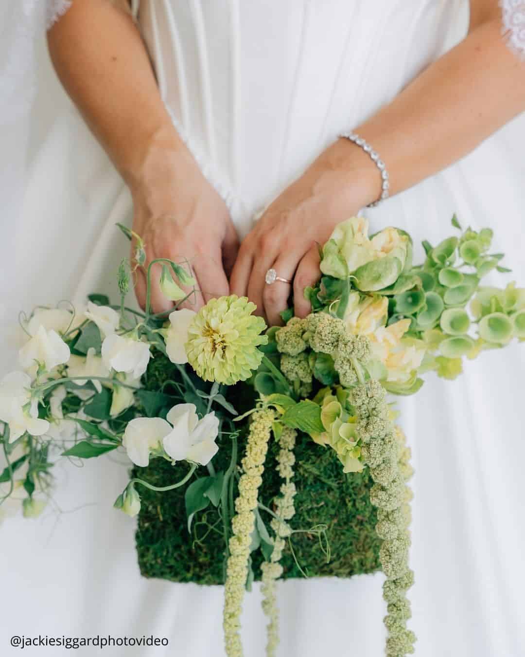 Unique Cascading Wedding Bouquets