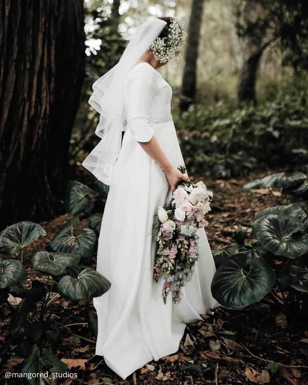Unique Cascading Wedding Bouquets