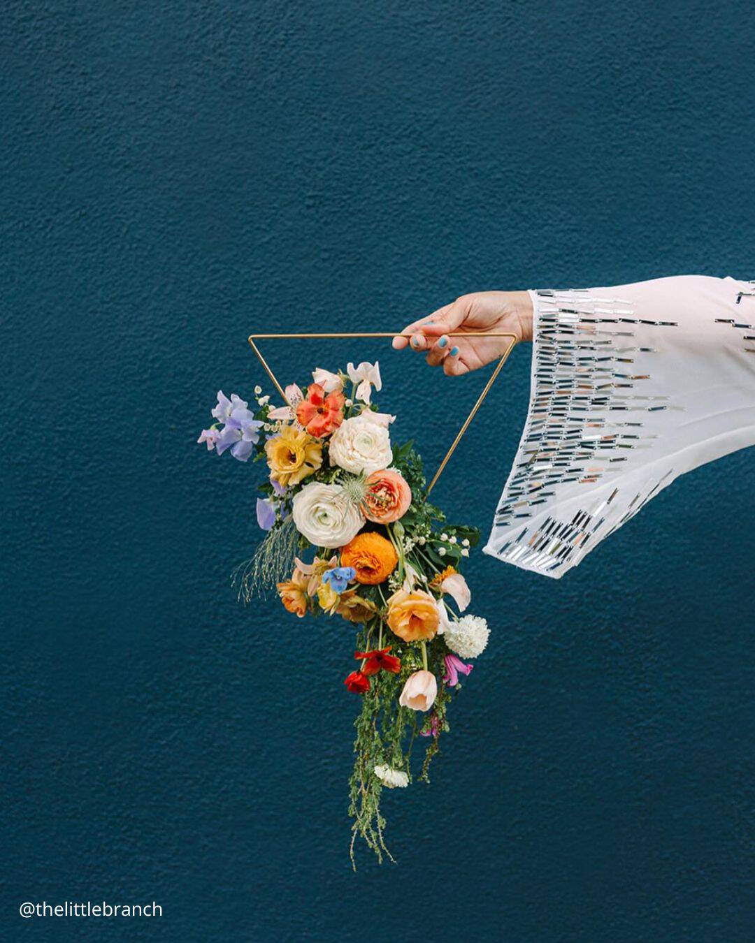 Unique Cascading Wedding Bouquets