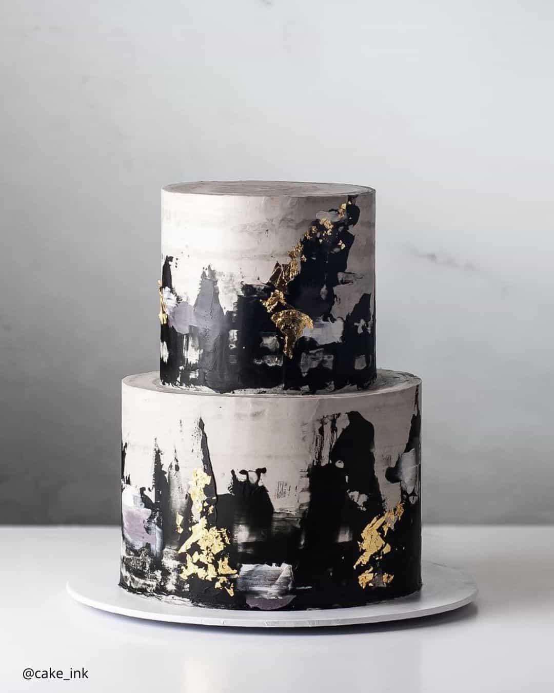 Small Black And White Cake Ideas