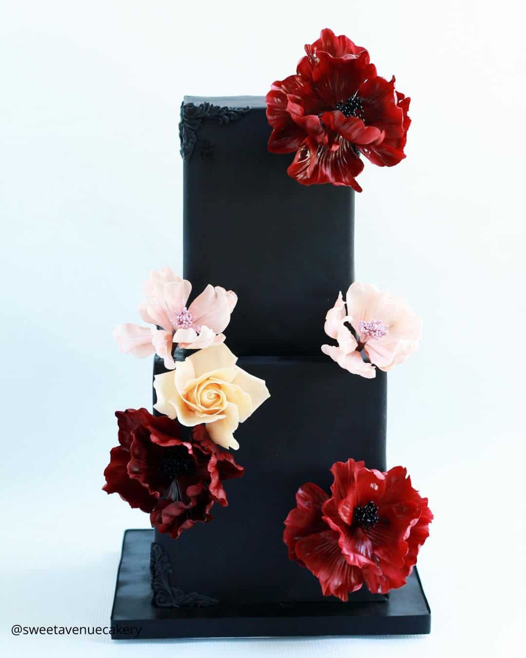 Black and White Desserts