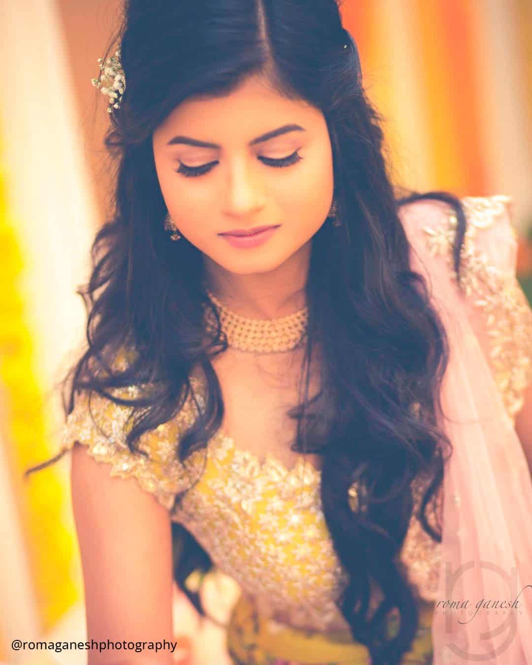 Simple Indian Wedding Hairstyles