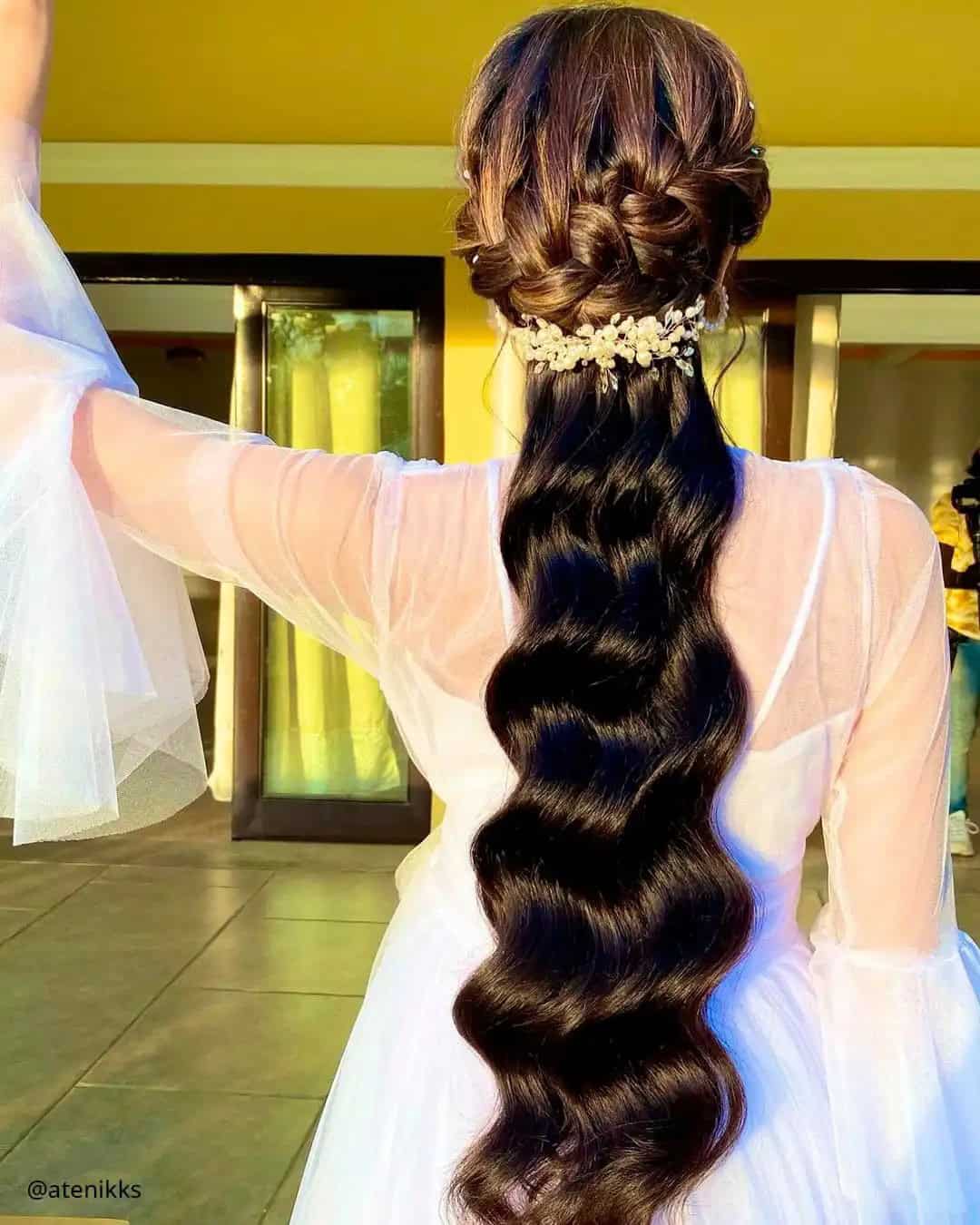 Indian Wedding Hairstyles For Long Hair