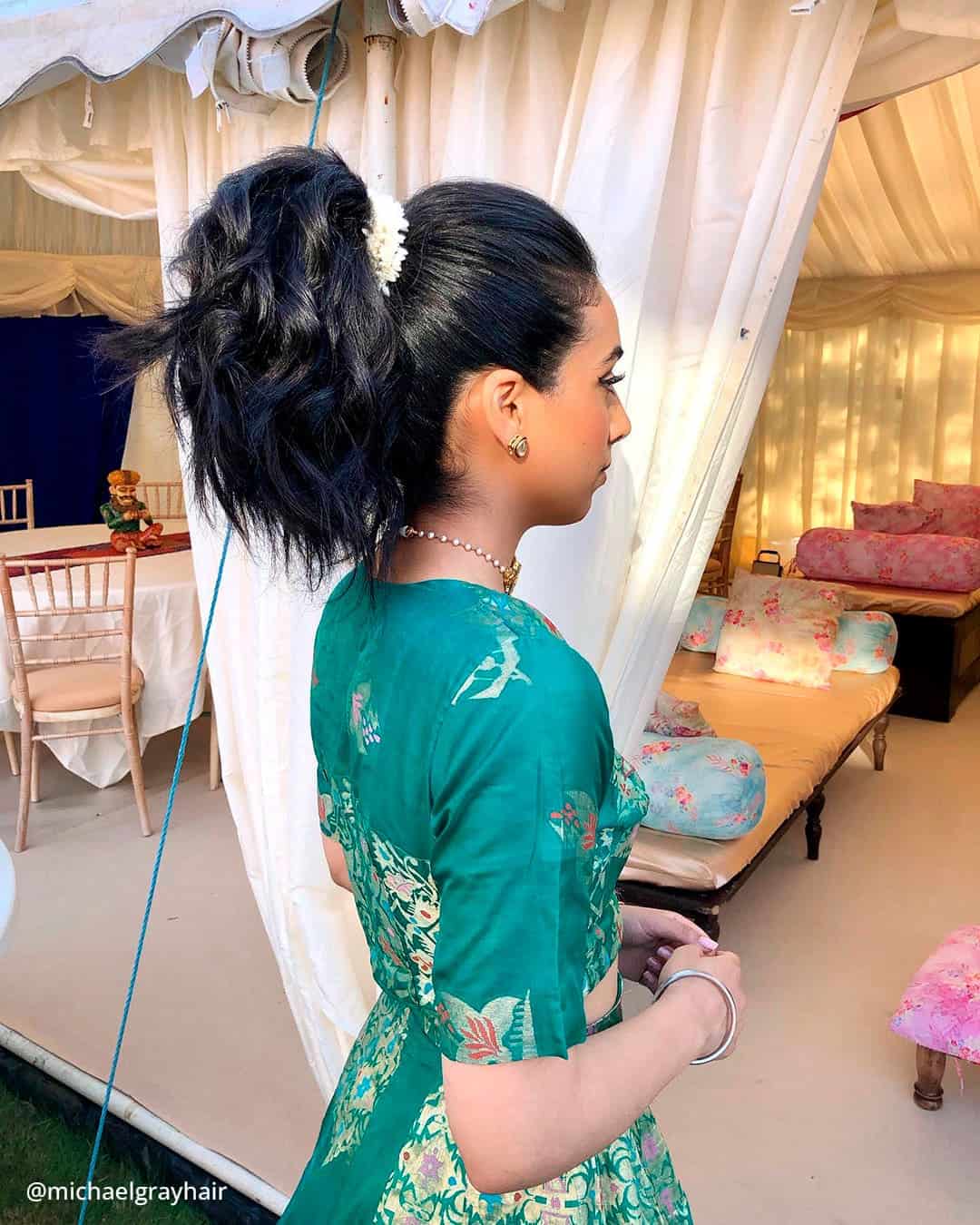 Indian Wedding Hairstyles For Medium Hair