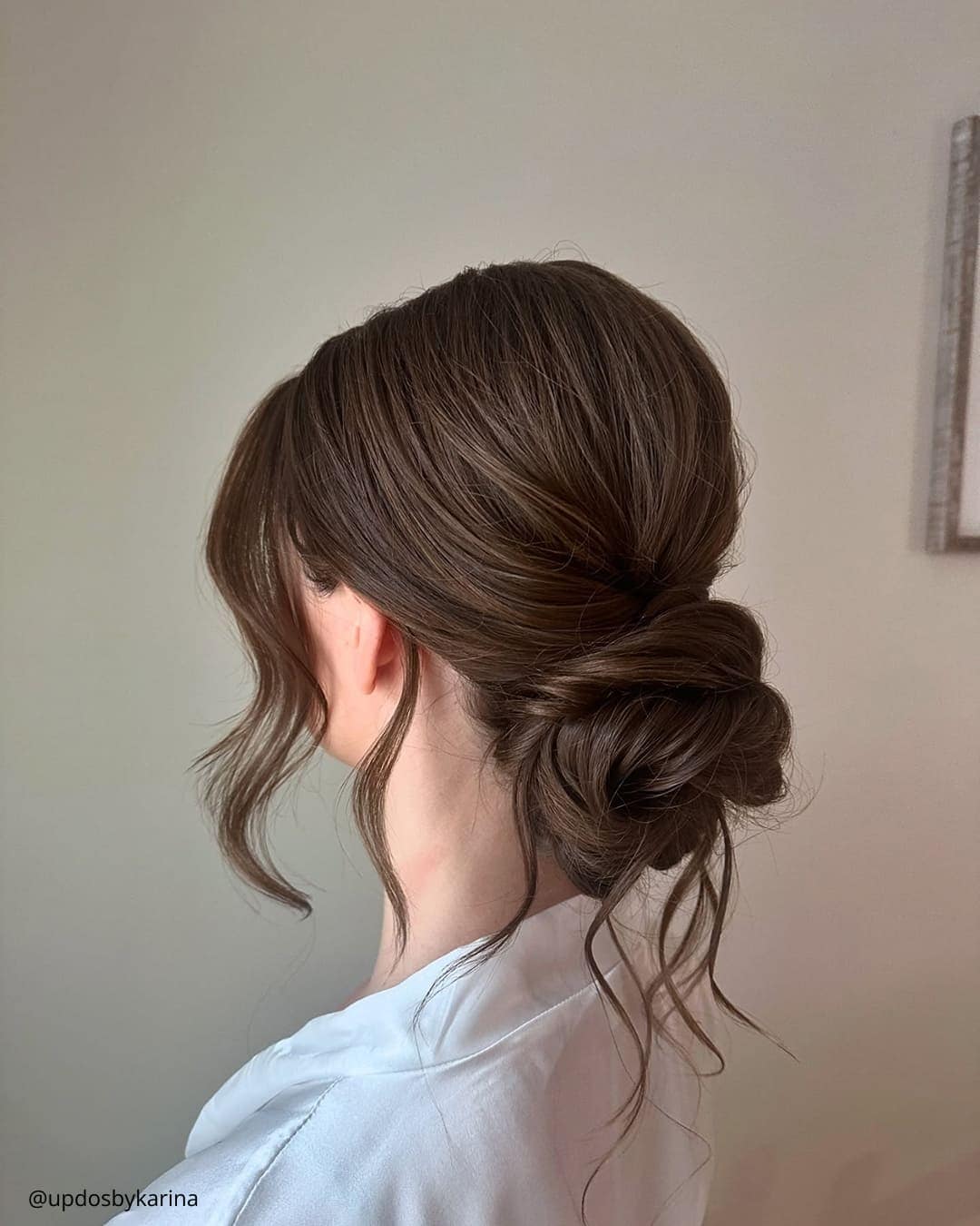 Bridal Low Loose Bun