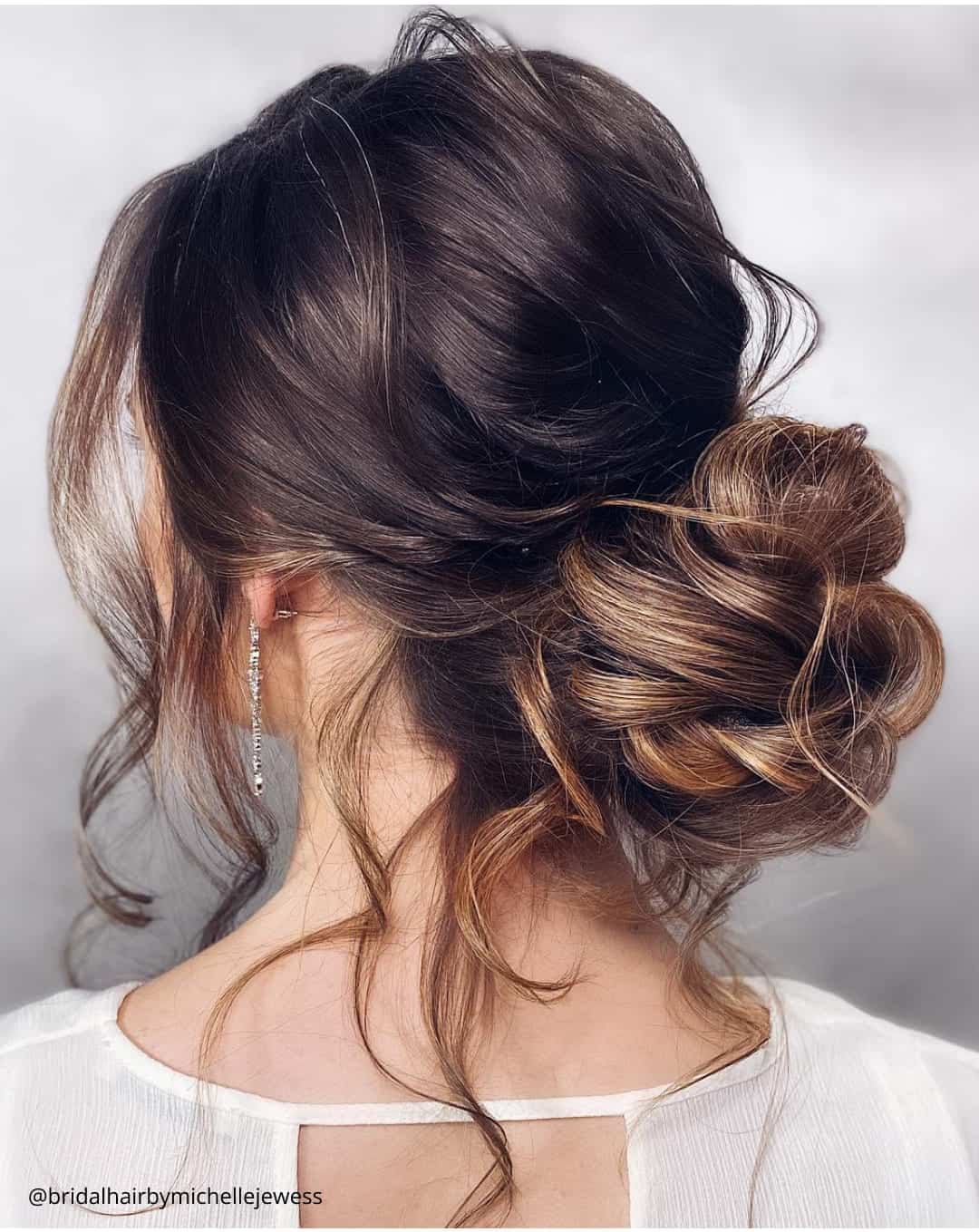 Wedding Hairstyles Low Side Bun
